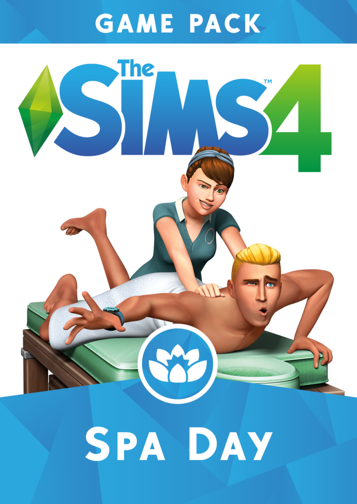 the sims 4 spa day cover original - LojaDeJogos