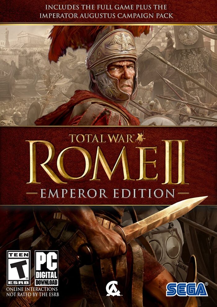 total war rome ii emperor edition cover original - LojaDeJogos